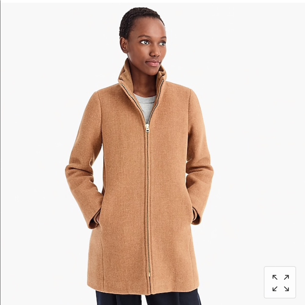 J.CREW Lodge Coat in Italian Stadium-cloth wool